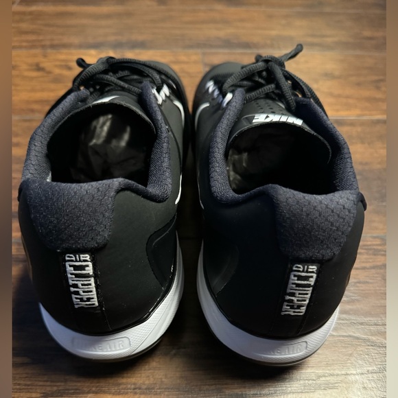 Nike Max Air Clipper 17 Flywire Cleats Men Size 13.5 Black/White New Without Box - Picture 6 of 7